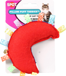 PILLOW PUFF TABBIE CATNIP CAT TOY