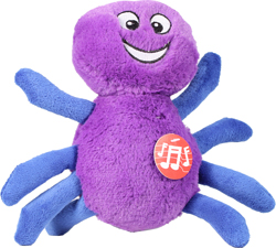 ITSY BITSY SPIDER SINGING PLUSH DOG TOY