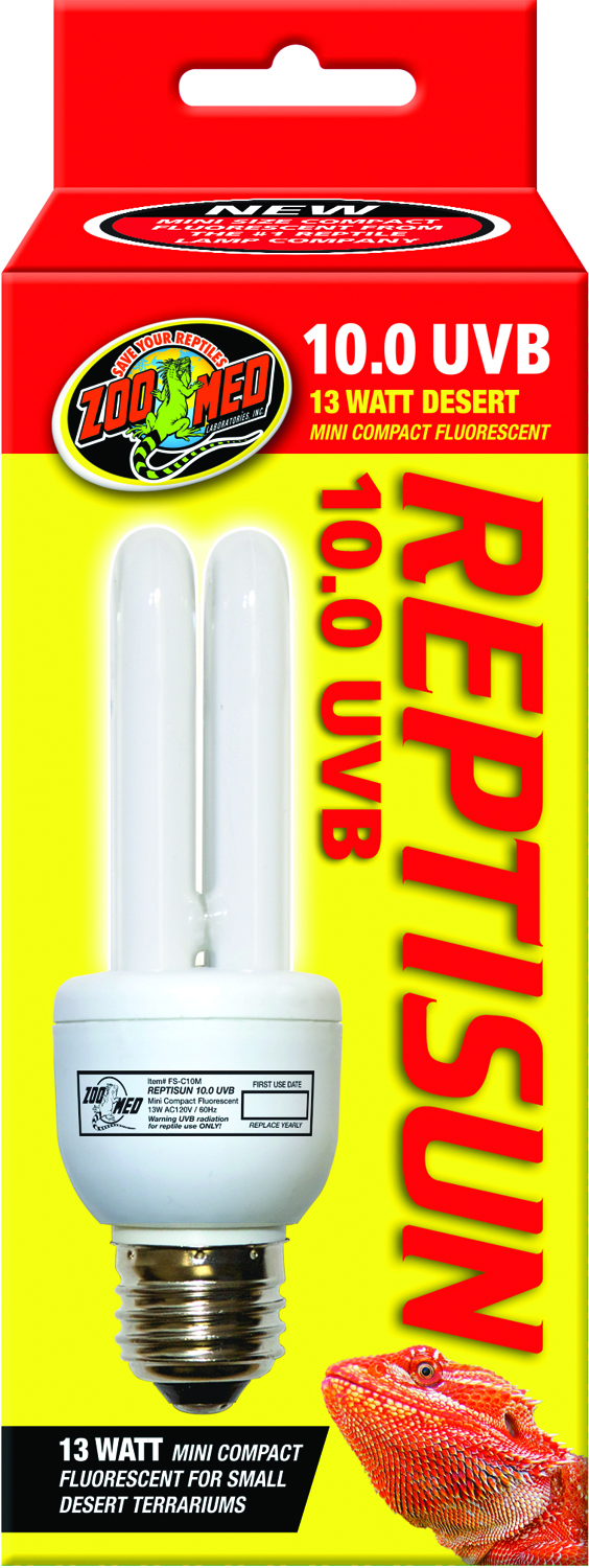 REPTISUN 10.0 UVB MINI COMPACT FLUORESCENT BULB