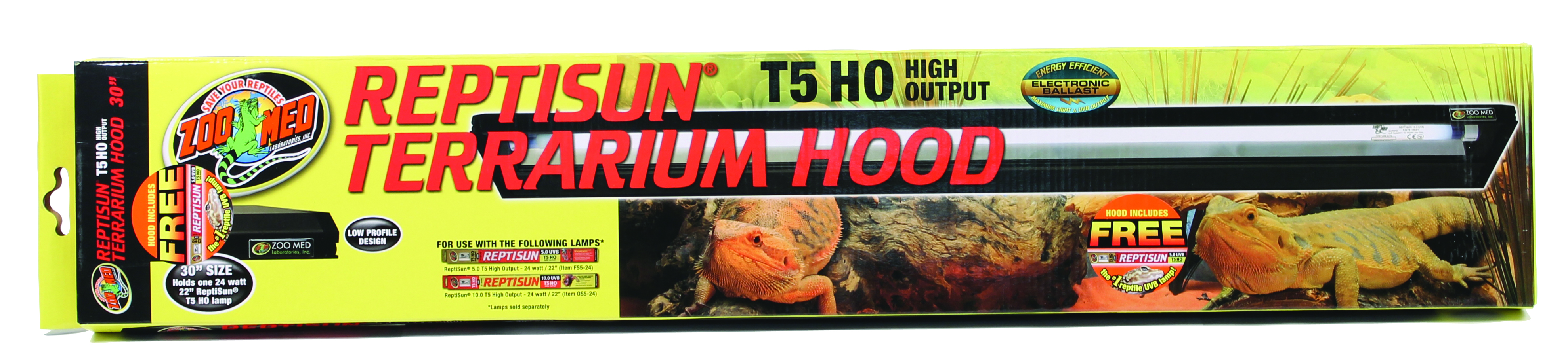 REPTISUN T5 HO TERRARIUM HOOD