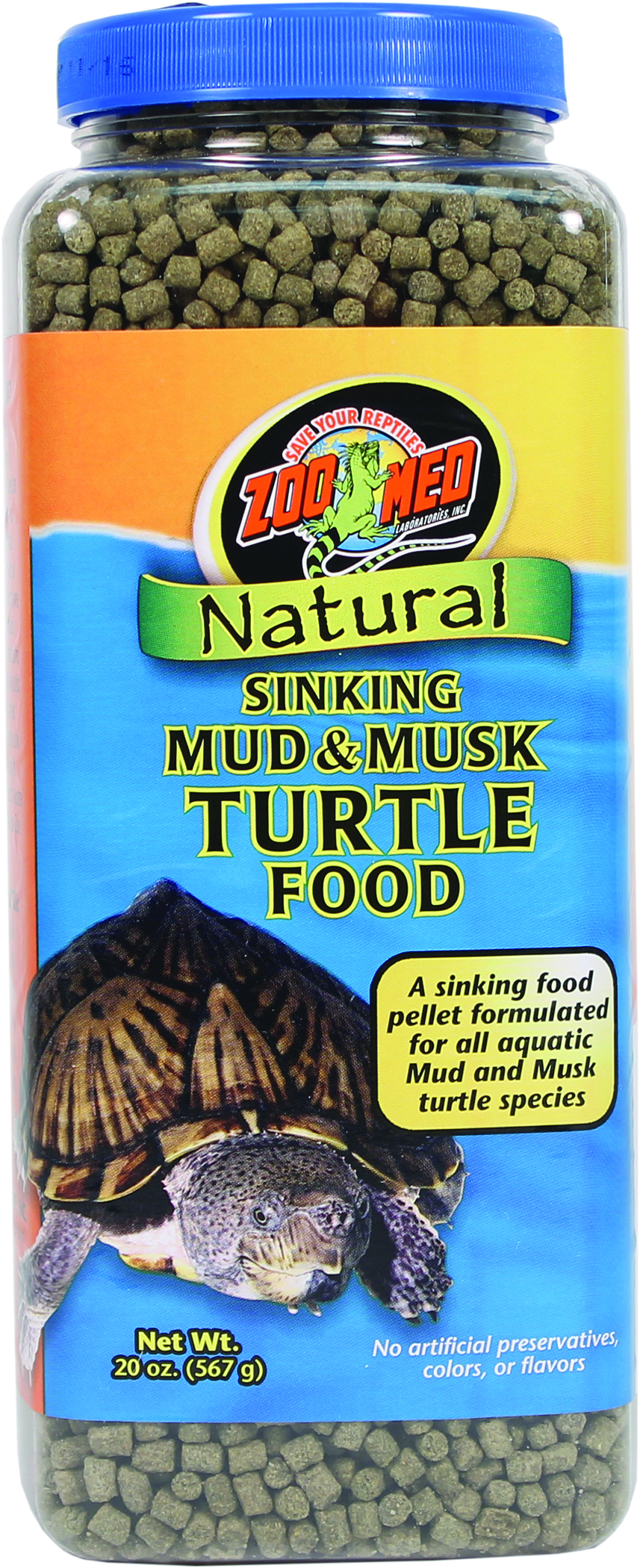 NATURAL SINKING MUD & MUSK TURTLE FOOD