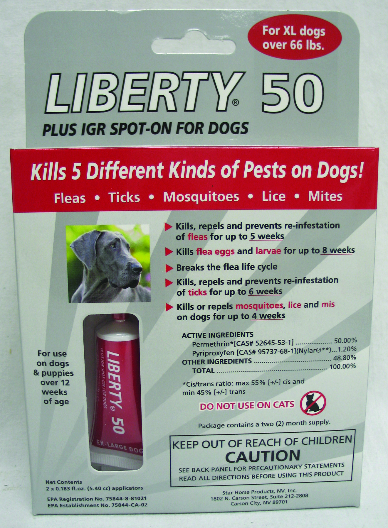 LIBERTY 50 XL DOG WITH IGR