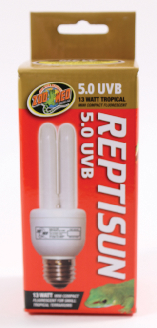 REPTISUN 5.0 UVB MINI COMPACT FLUORESCENT BULB