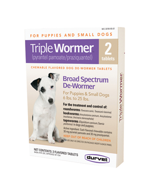 TRIPLE WORMER F/PUPPY&SM DOGS