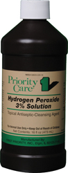 PRIORITY CARE HYDROGEN PEROXIDE 3% SOLUTION