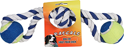 RASCALS TENNIS BALL FIGURE 8 ROPE TUG