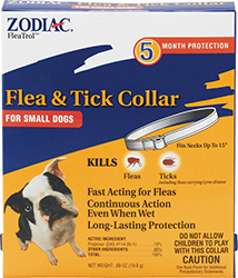 Zodiac Flea and Tick Collar - Small Dog