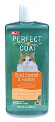PERFECT COAT SHED/HAIRBLL CONTROL SHAMPOO FOR CATS
