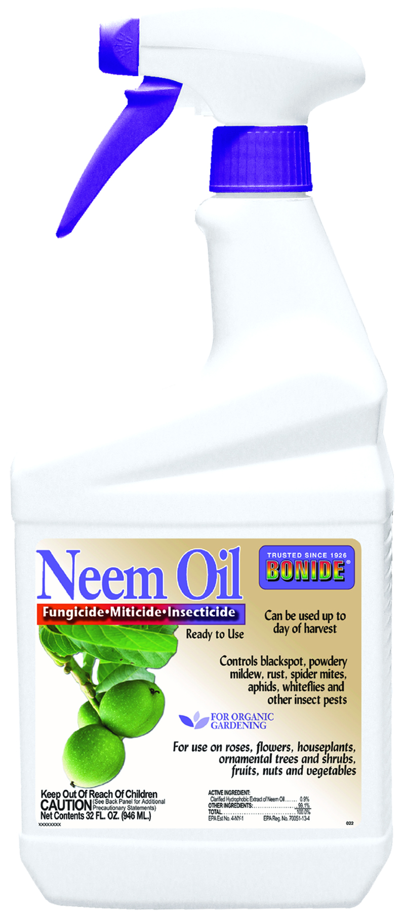 NEEM OIL FUNGICIDE MITICIDE INSECTICIDE RTU