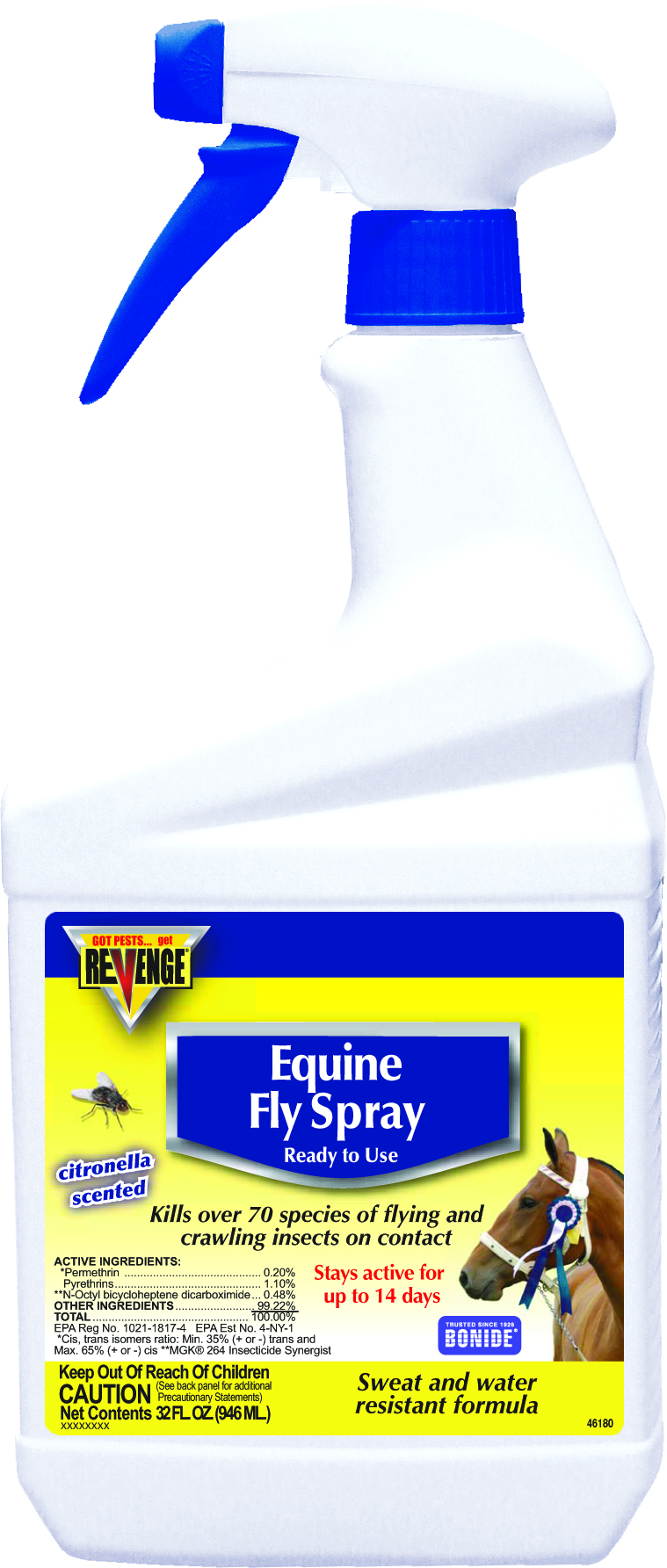 REVENGE EQUINE FLY SPRAY READY TO USE