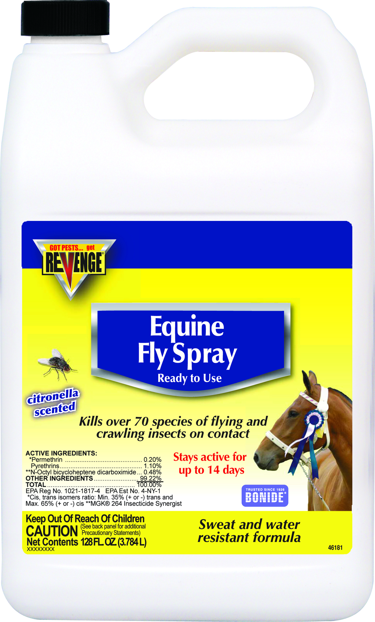 REVENGE EQUINE FLY SPRAY READY TO  NEW ITEM   1225