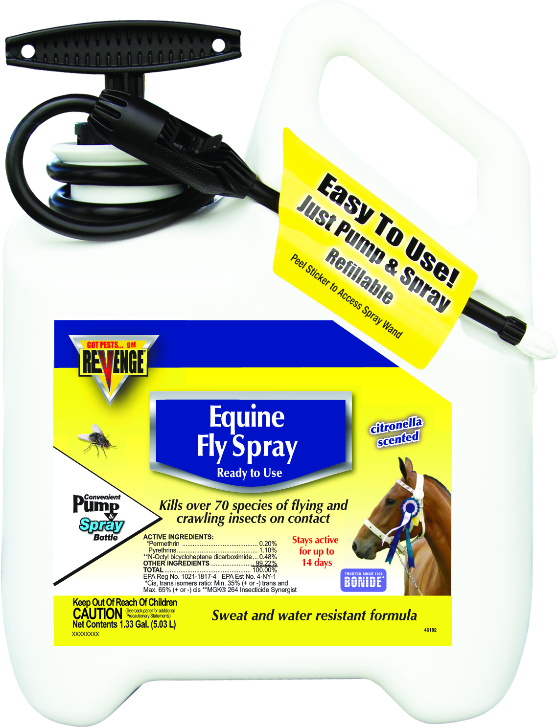 REVENGE EQUINE FLY SPRAY READY TO  NEW ITEM   1225