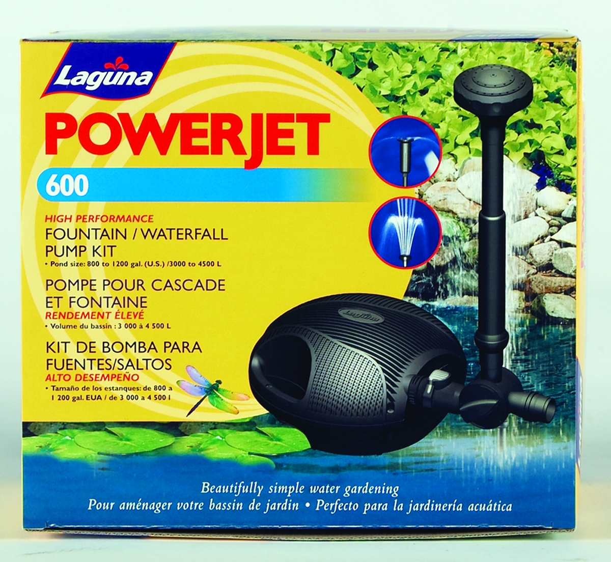 LAGUNA POWERJET 600 FOUNTAIN/WATERFALL PUMP KIT