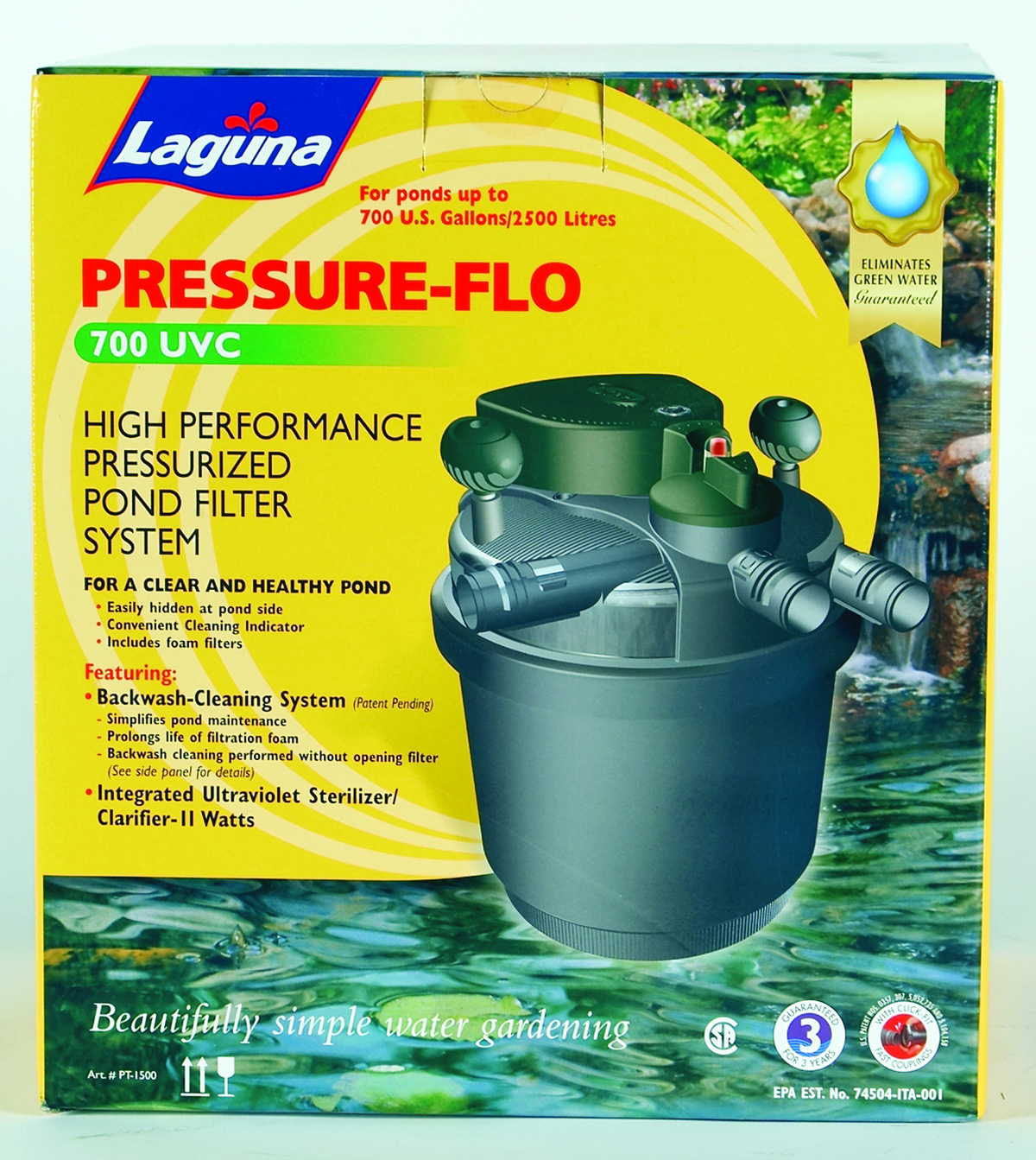 PRESSURE-FLO 700 UVC FILTER