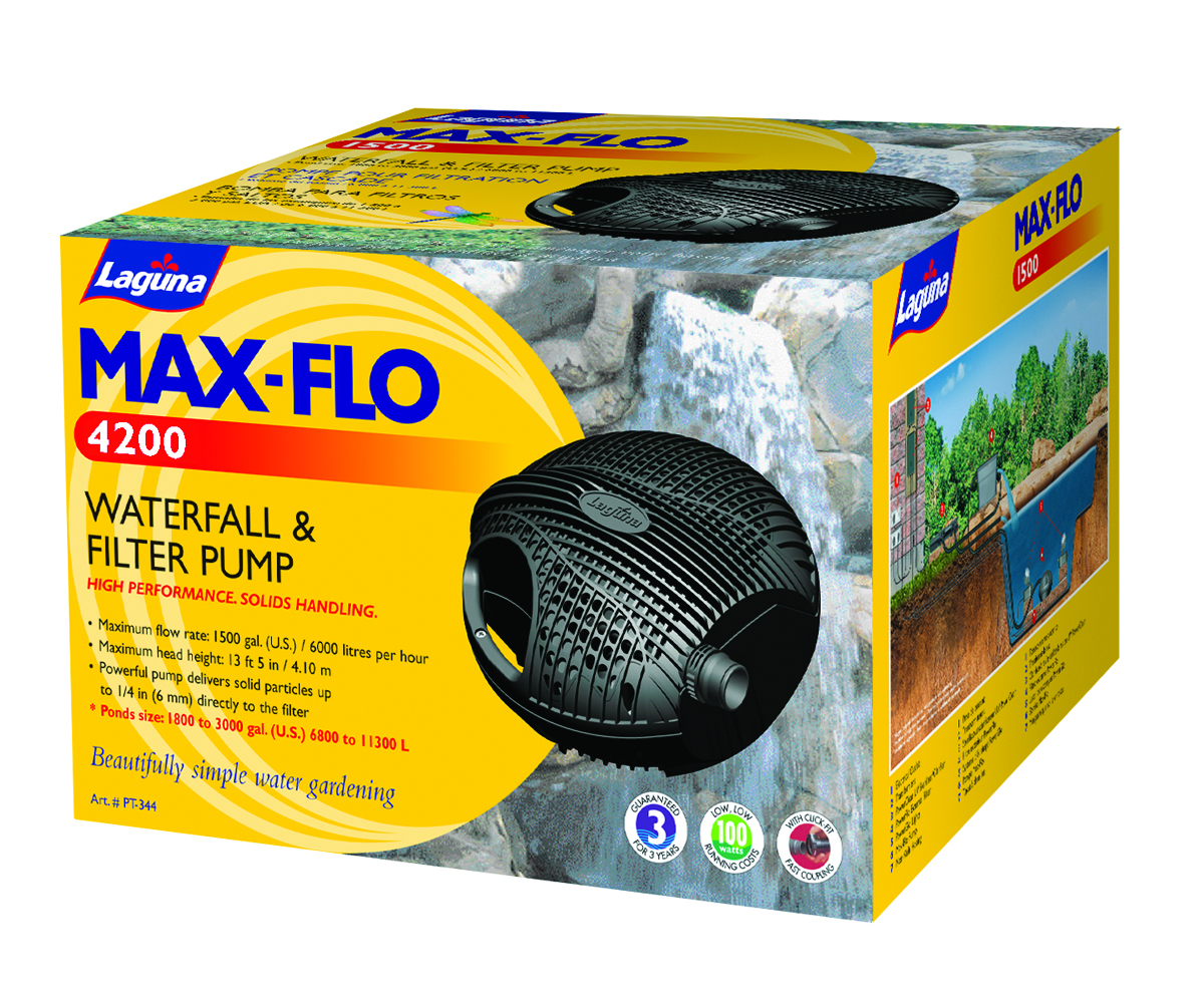 LAGUNA MAX-FLO WATERFALL AND FILTER PUMP