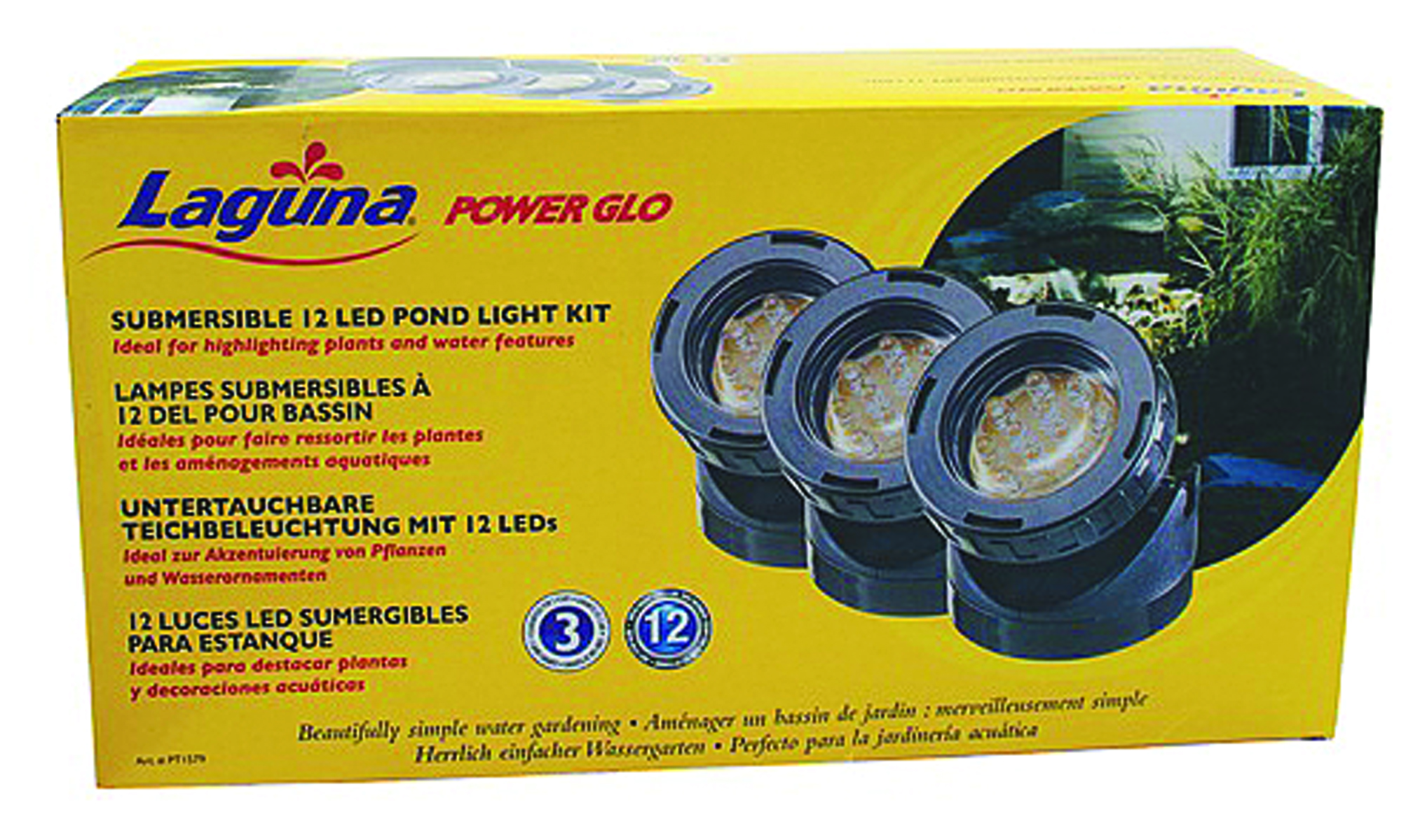 POWER GLO SUBMERSIBLE POND LIGHT KIT