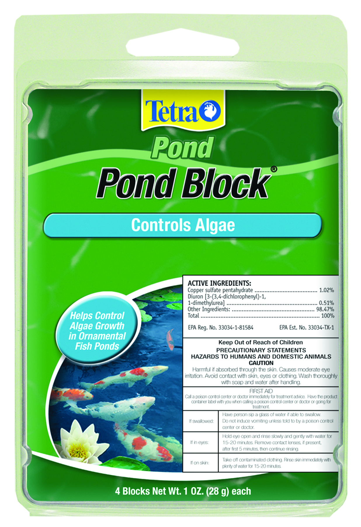 POND BLOCK ALGAE CONTROL
