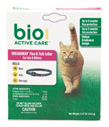 BIO SPOT ACTIVE CARE BREAKAWAY FLEA&TICK COLLAR