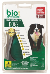 BIO SPOT ACTIVE CARE FLEA&TICK SPOT DOG WITH APPL