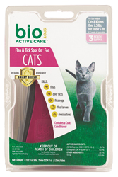 BIO SPOT ACTIVE CARE FLEA&TICK SPOT CAT WITH APPL