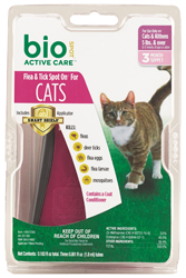 BIO SPOT ACTIVE CARE FLEA&TICK SPOT CAT WITH APPL