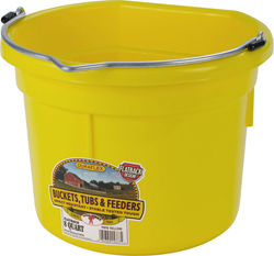 FLAT BACK PLASTIC BUCKET