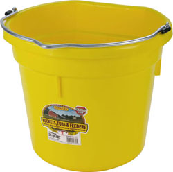 FLAT BACK PLASTIC BUCKET