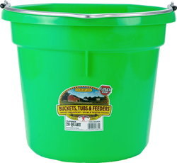 FLAT BACK PLASTIC BUCKET