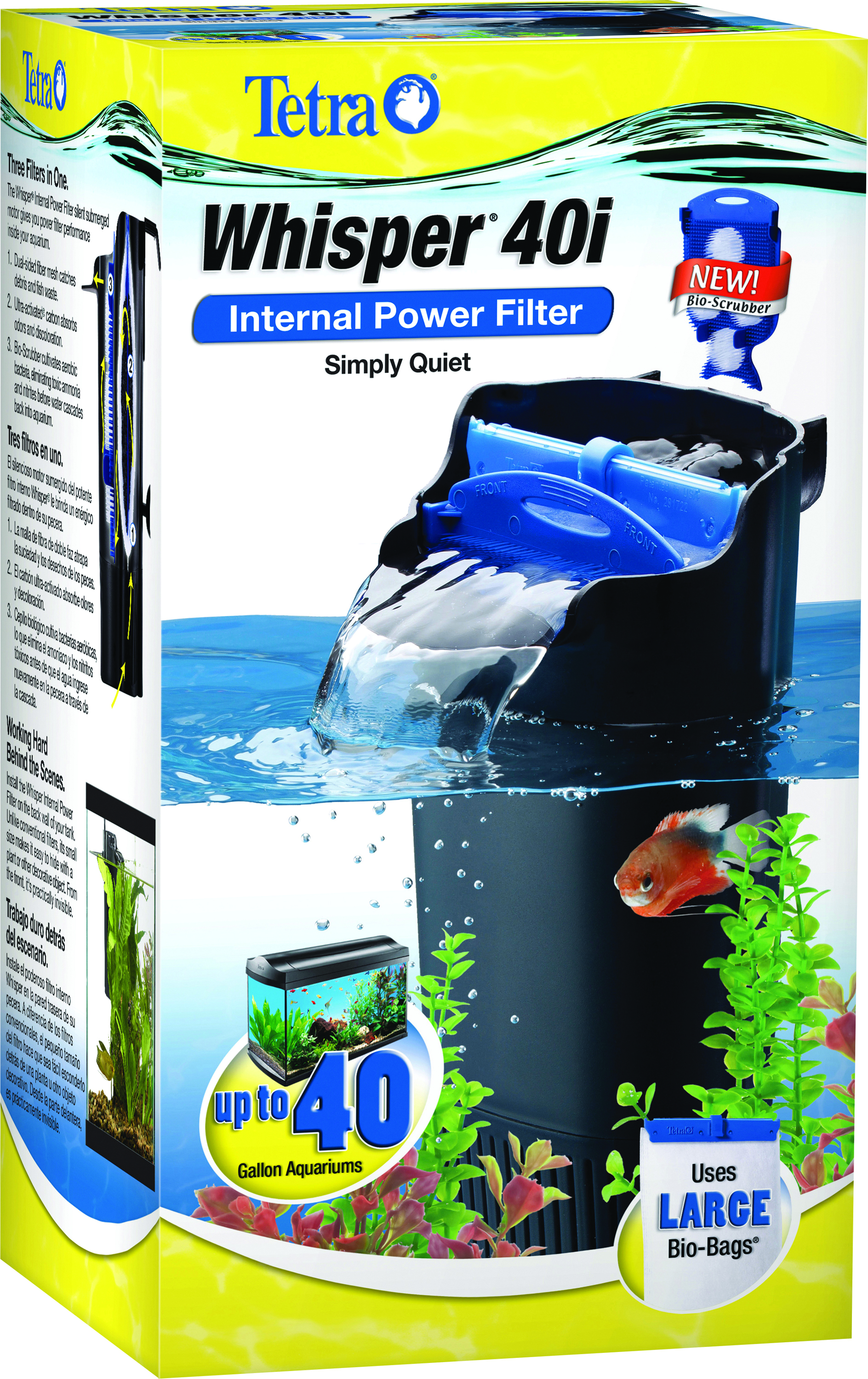 WHISPER IN TANK FILTER 40I