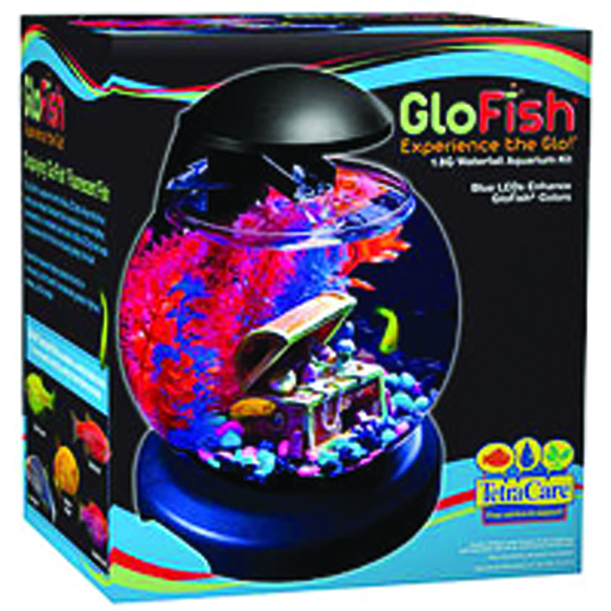 GLOFISH WATERFALL GLOBE AQUARIUM KIT