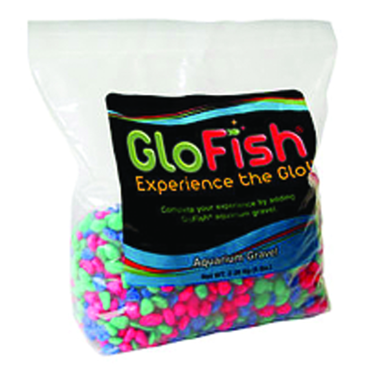 GLOFISH AQUARIUM GRAVEL - MULTI FLUORESCENT