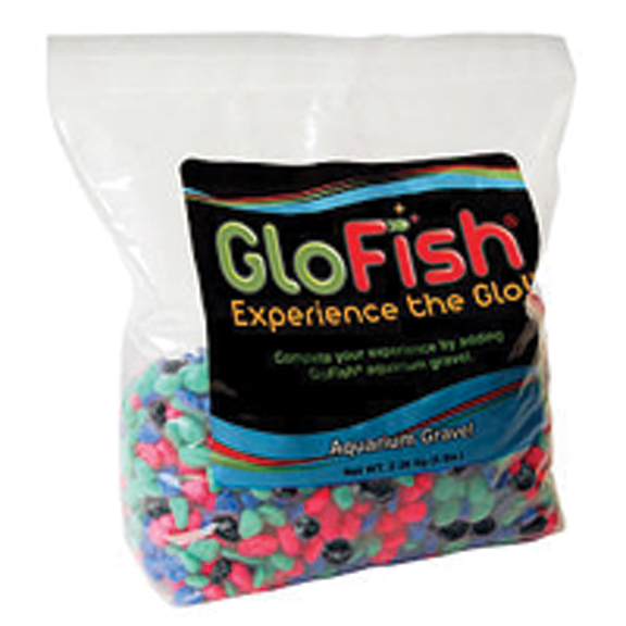 GLOFISH AQUARIUM GRAVEL - FLUORESCENT HIGHLIGHTS