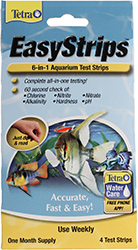 EASYSTRIPS 6-IN-1 AQUARIUM TEST STRIPS