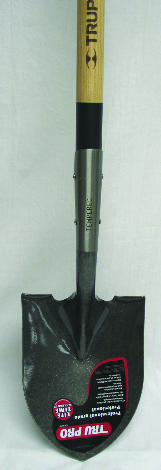 TRUPRO SHOVEL LONG HANDLE ROUND POINT