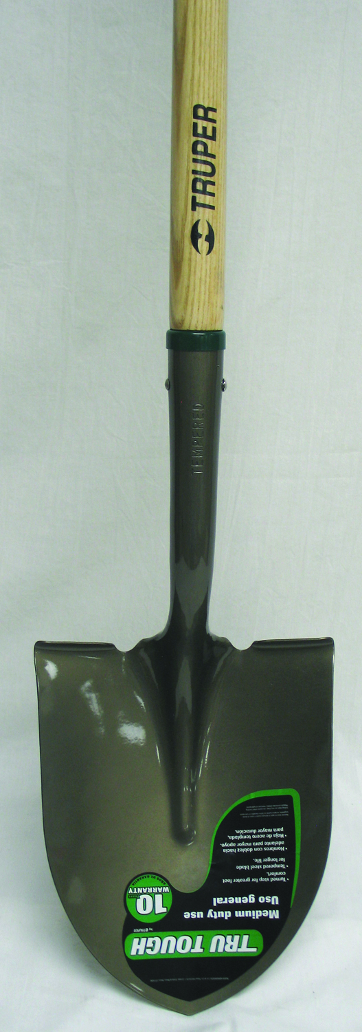 TRUTOUGH SHOVEL LONG HANDLE ROUND POINT