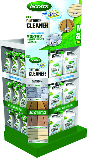 OUTDOOR CLEANER PLUS OXI CLEAN DISPLAY