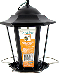 AUDUBON BLACK CARRIAGE MIXED SEED FEEDER